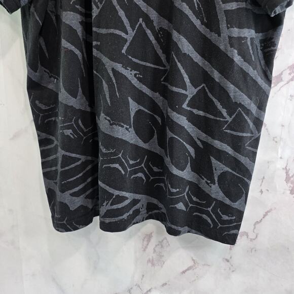 Taaroa T Shirt Mens XL Black Gray Crew Tee Short Sleeve Tee Vintage Abstract - Picture 7 of 10